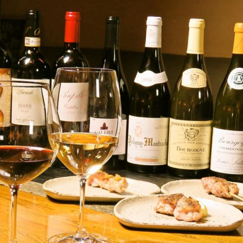 We have a wide selection of wines that go well with Nagoya Cochin cuisine.