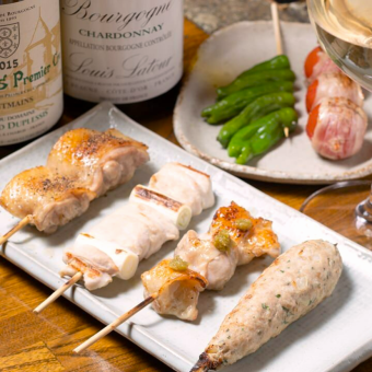 【推荐！欢迎/欢送会】名古屋交趾鸡套餐+鸡肉粥（10道菜）含2小时无限畅饮6,500日元（含税）