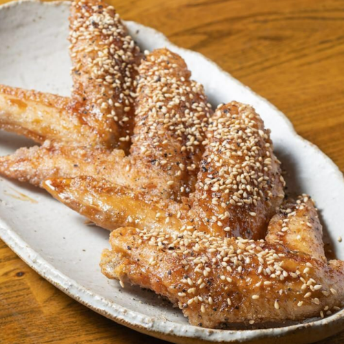 Deep fried Nagoya Cochin chicken wings (2 pieces)