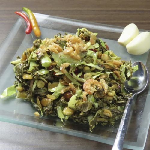 お茶の葉サラダ