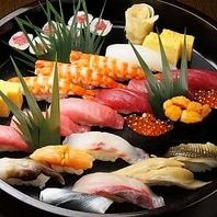 新鮮な魚を使ったお鮨が楽しめる。他に天ぷらやお刺身等も有り。