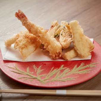 Assorted seasonal tempura