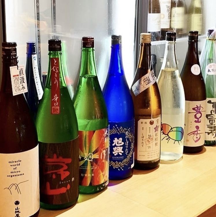 We offer carefully selected sake from all over the country! You can also enjoy rare sake ◎