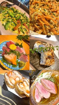 【夏季需預約】使用時令食材的6道菜套餐★10,000日圓→7,500日圓（含稅）