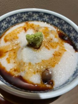 Steamed eel with grated yam