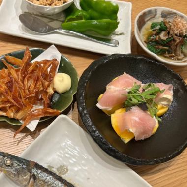 季節の食材を生かした料理長こだわりの小料理