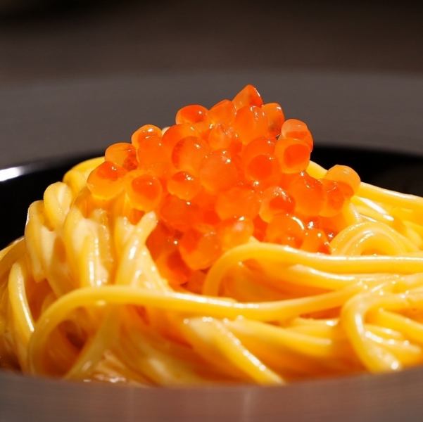 【濃厚でクリーミー！雲丹が主役の極上パスタ。】雲丹の濃厚クリームパスタ