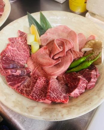 ◯ 연회 불고기 코스!! 4500엔(90분 음료 무제한 포함)◯