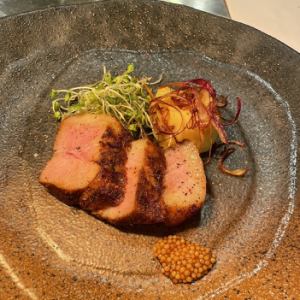 ローストポーク　粒マスタードとサンマルスランのフリコ