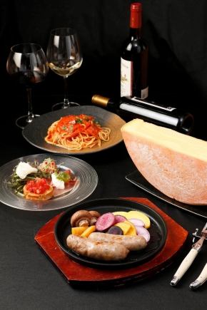 ◆ラクレットチーズ付きランチコース◆ 【平日限定】全6品90分飲み放題付き♪4400円