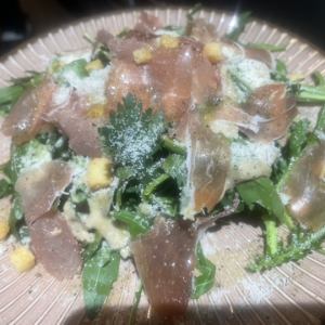生ハムのシーザーサラダ