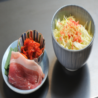 豚キムチもんじゃ