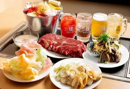 デカイデラックスコース(飲み放題付き)