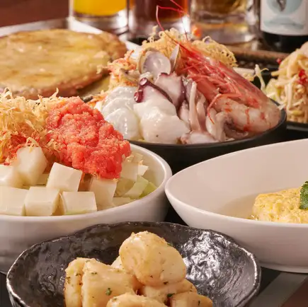 【2小时无限量畅吃畅饮，仅需5500日元】文字烧、大阪烧以及各种饮品，包括生啤！