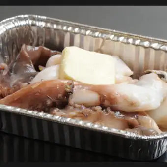 黄油酱油鱿鱼须
