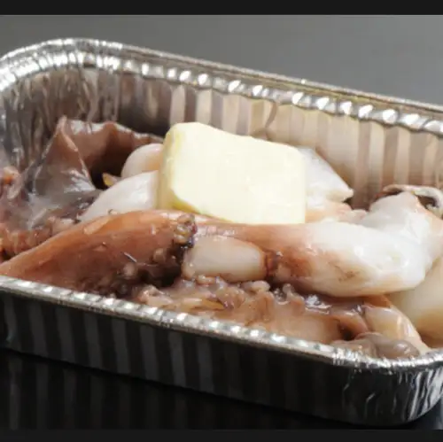 黄油酱油鱿鱼须