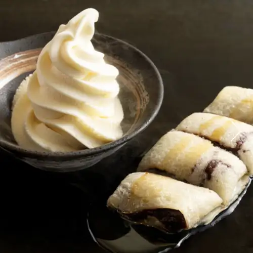 红豆卷软冰淇淋