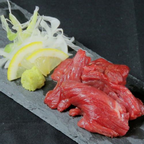 Horse sashimi lean meat