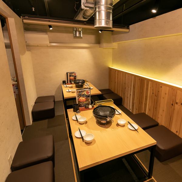 [Complete private room] The complete private room that can accommodate a small number of people up to 12 people can be relaxed in a digging private room ♪ It is a very popular seat, so make a reservation early!
