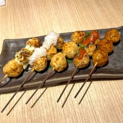 [Tsukune skewers] Assortment of 5 kinds of tsukune