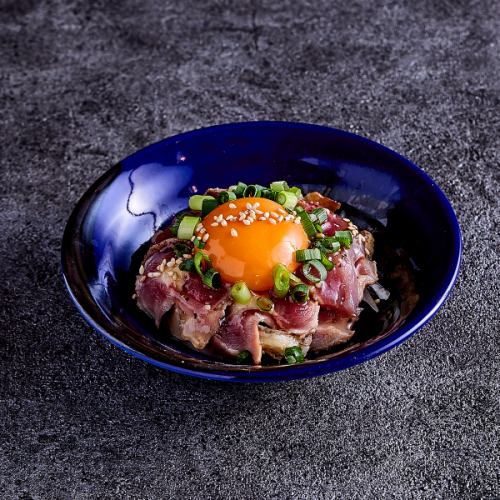 ねぎ塩ユッケ