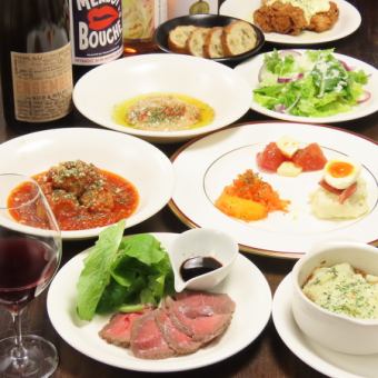 飲み放題付きコース6,000円 (税込)