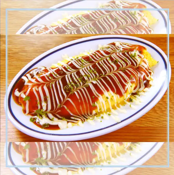 とろ～りチーズとアボカドの豚平焼き