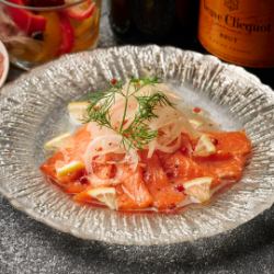 Fresh fish carpaccio