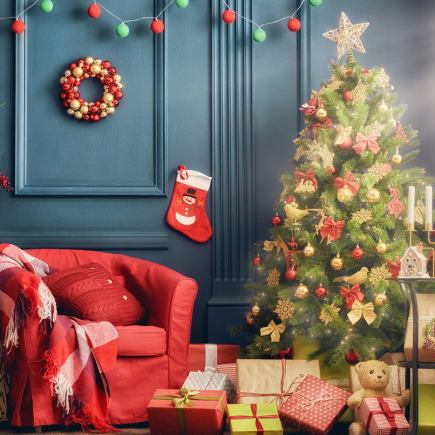 【12/24~25 한정!】펠레 크리스마스 코스☆긴시초에서 여자회나 데이트에!스파클링 와인 첨부