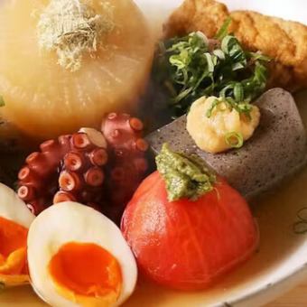 ロールキャベツなど洋風おでん盛とおでん出汁リゾットなど6品『洋風おでんコース』2.5H飲み放題