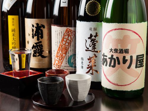 焼酎、日本酒が自慢
