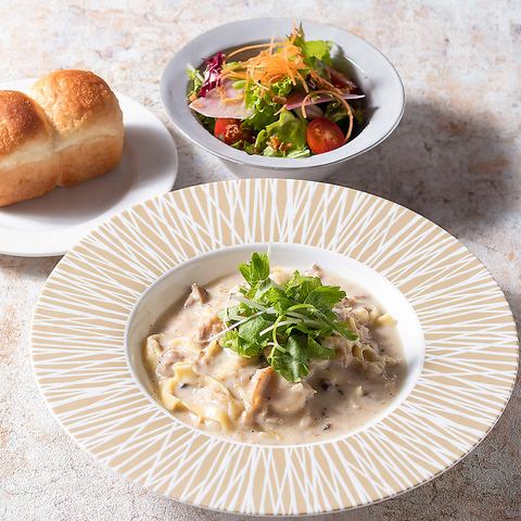 [Lunch Set] Main course + Yudane bread or rice included! Ask the staff for the menu of the day!