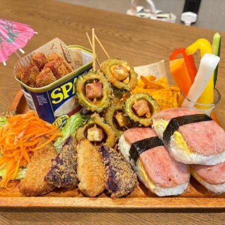 【平日限定】沖縄の味満載☆贅沢3000円プレート！