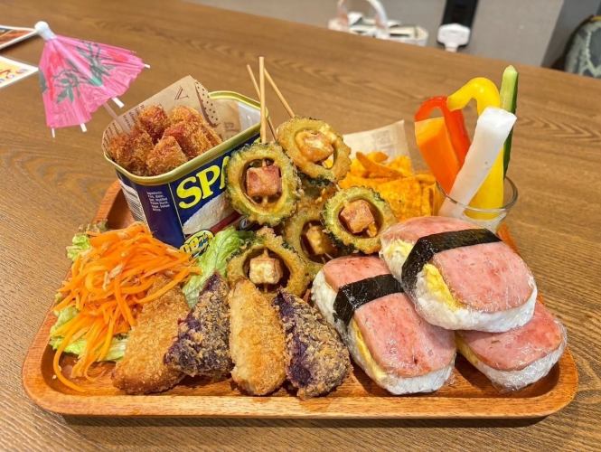 【平日限定】沖縄の味満載☆贅沢3000円プレート！