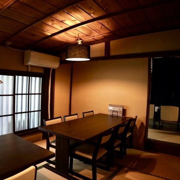 The first floor is an open-air space, allowing you to enjoy your meal in an open atmosphere.We also have seats available where you can enjoy the courtyard and feel the atmosphere of Kyoto.<Nijo Castle / Kyoto / Sightseeing / Banquet / Girls' Night Out / Birthday / Anniversary / Celebration / Meeting / Soba / Local Sake / Japanese Sake / Welcome/Farewell Party>