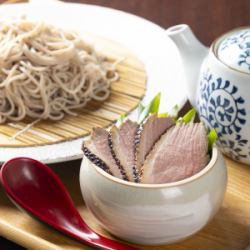 Duck and Kujo leek dipping sauce