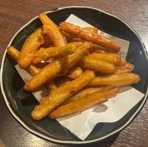 Deep-fried burdock root
