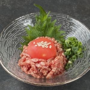 和牛ユッケ（タレ）/和牛ユッケ（塩）