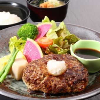 常陸牛ハンバーグランチ
