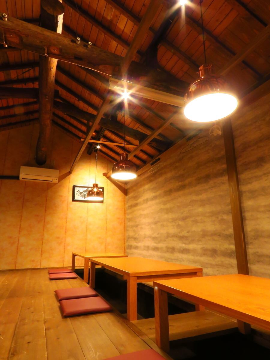 Fun banquets with sunken kotatsu, such as hidden private rooms and private rooms on the second floor.