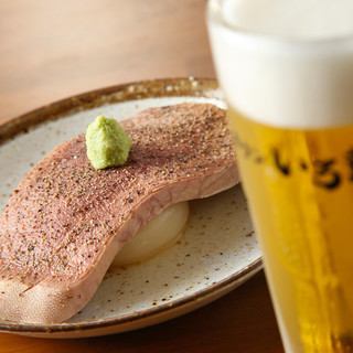 Draft beer is also available! 539 yen (tax included)