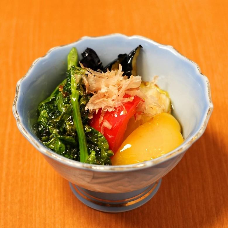 採れたて野菜の揚げ浸し