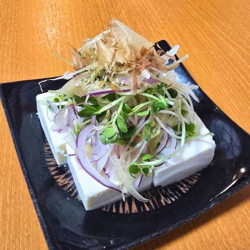 島豆腐の冷奴