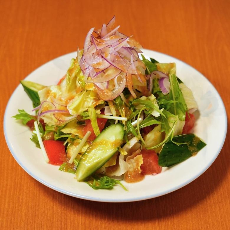 島野菜サラダ -自家製玉ねぎドレッシング-