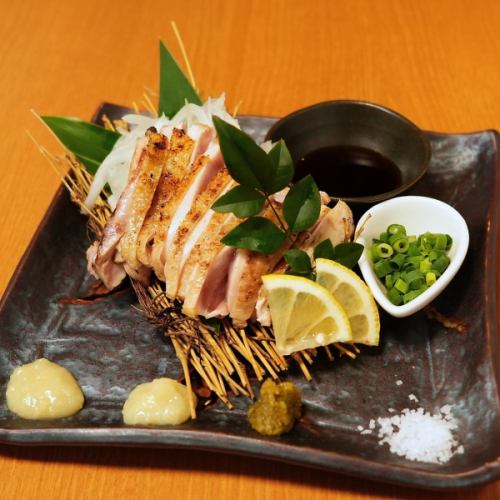 奄美地鶏のたたき