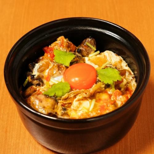 【奄美の美味】奄美地鶏の炭火親子丼