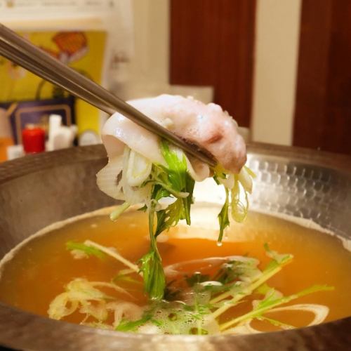 《しゃぶしゃぶコース各種》奄美産黒豚使用！