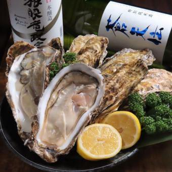 【飲み放題9品付き】夏季限定 生ガキ付宴会コース 夢牡蠣等 5000円(税込)