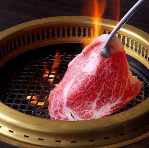 A shop where you can eat fresh Japanese beef near Himeji Station