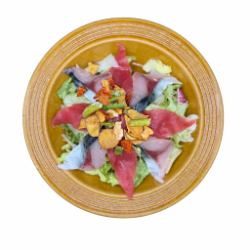 まぐろとさばの麻辣風味サラダ